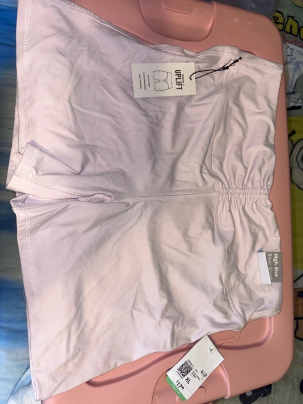 Forever 21 High-Waist Shorts in Light Pink